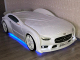 Кровать-машина объемная (3d) NEO мульти белый