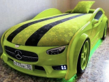 Кровать-машина объемная (3d) NEO мульти зеленый