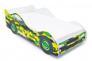 Кровать-машина Хаки зеленая
