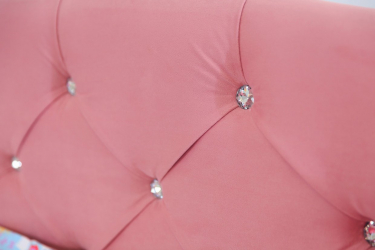 Кровать Звёздочка с бортиком розовый 80*160